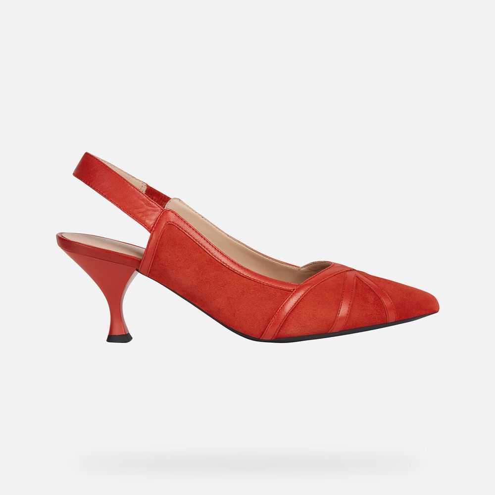 Escarpins Geox Elisangel - Rouge - Femme 039462-AOI